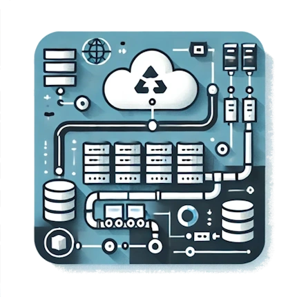 Modern infrastructure and DevOps pipeline illustration